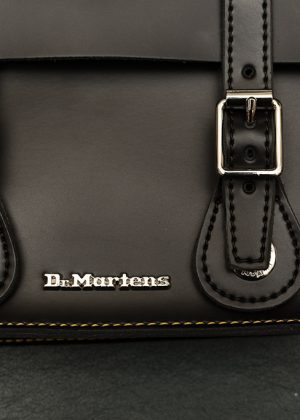 Dr Martens Satchel Black Kiev 7" with Z Stitch