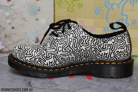 1461 Keith Haring Black and White 3 Eye Shoe — Downes