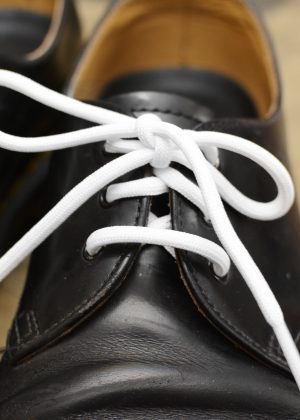 Dr Martens White Lace 65cm for 3 Eye