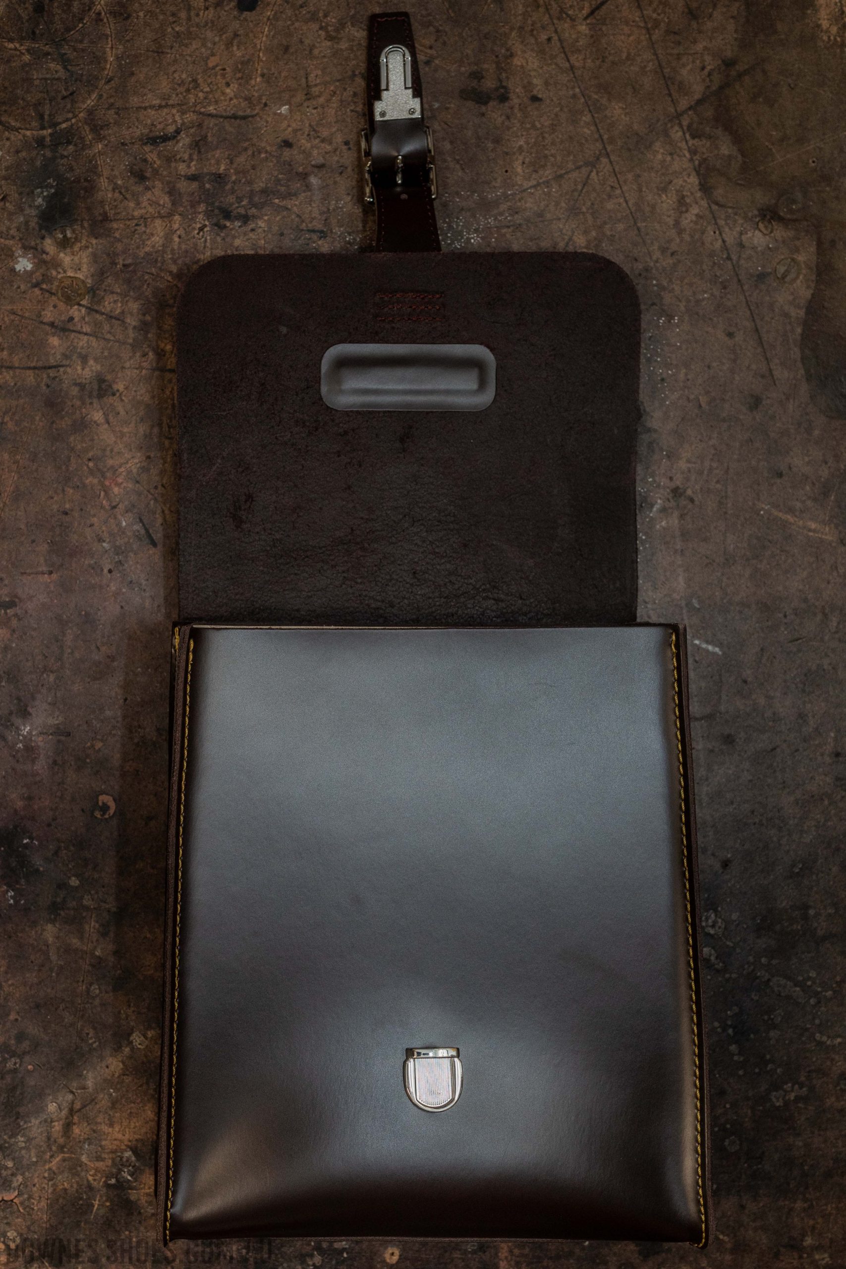 Burgundy Smooth Leather Mini Backpack