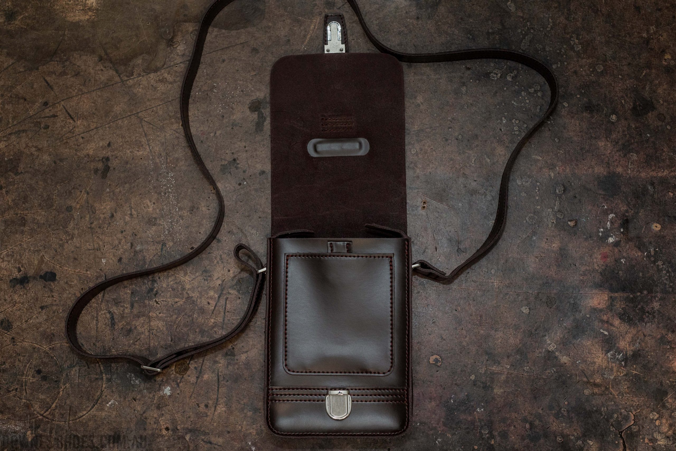 Dr Martens Crossbody Burgundy Kiev Box Bag