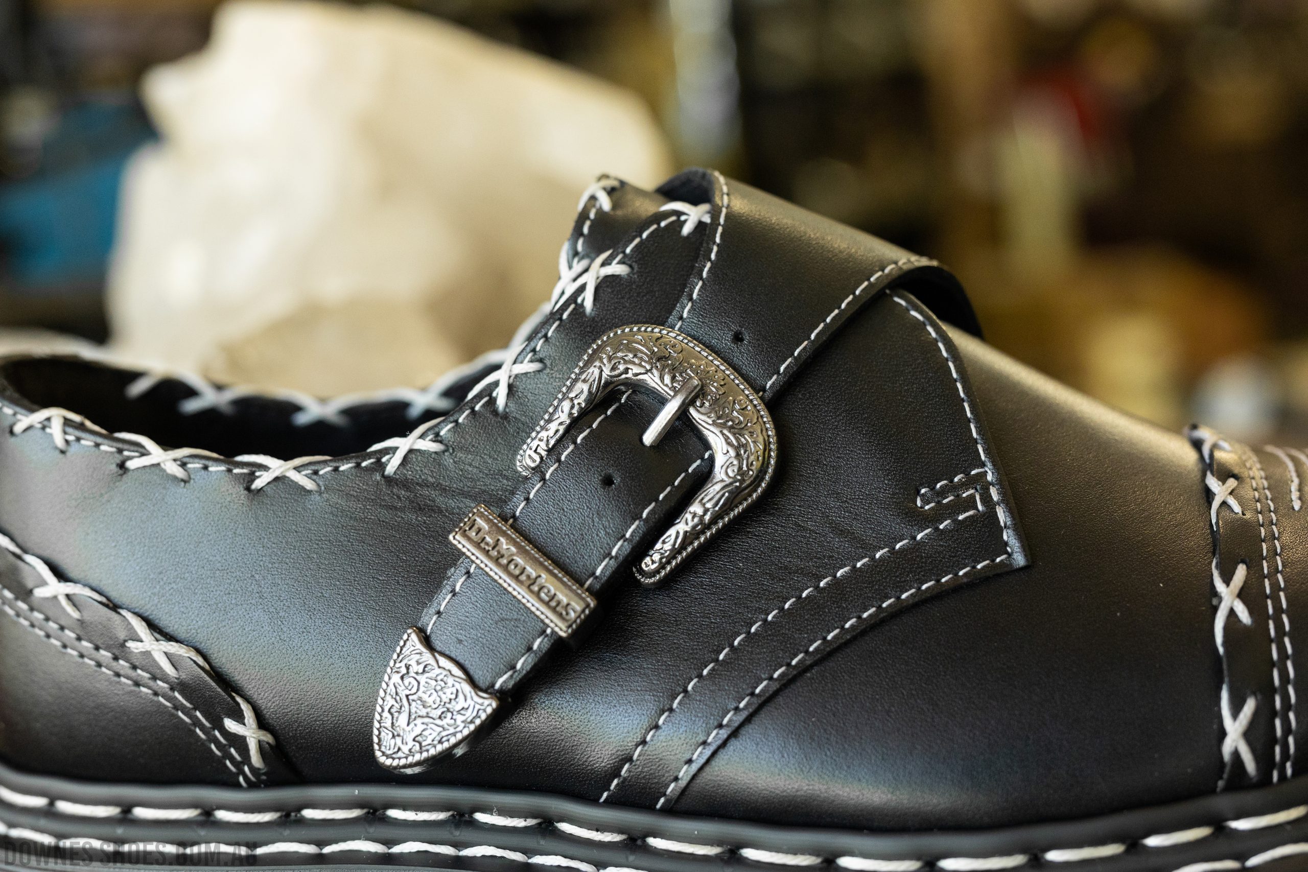 ドクターマーチン　UK5 黒　Monk Quad GA ゴシックアメリカーナ DR. MARTENS “THE GOTHIC AMERICANA COLLECTION