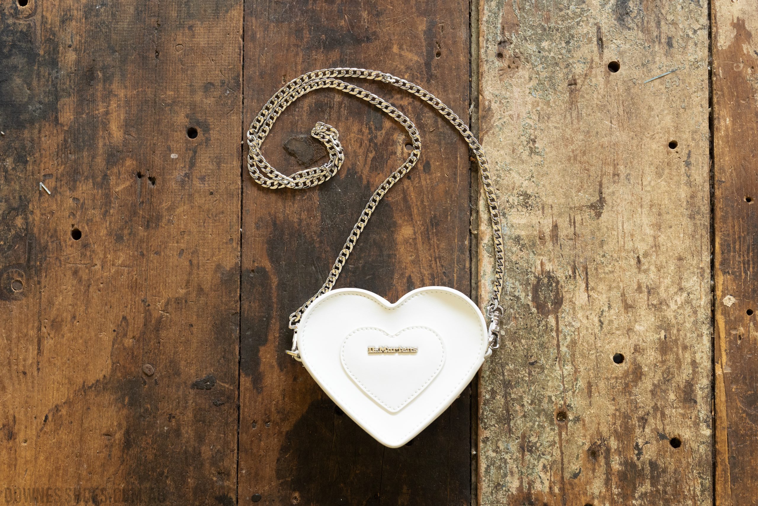 Mini Heart Bag White