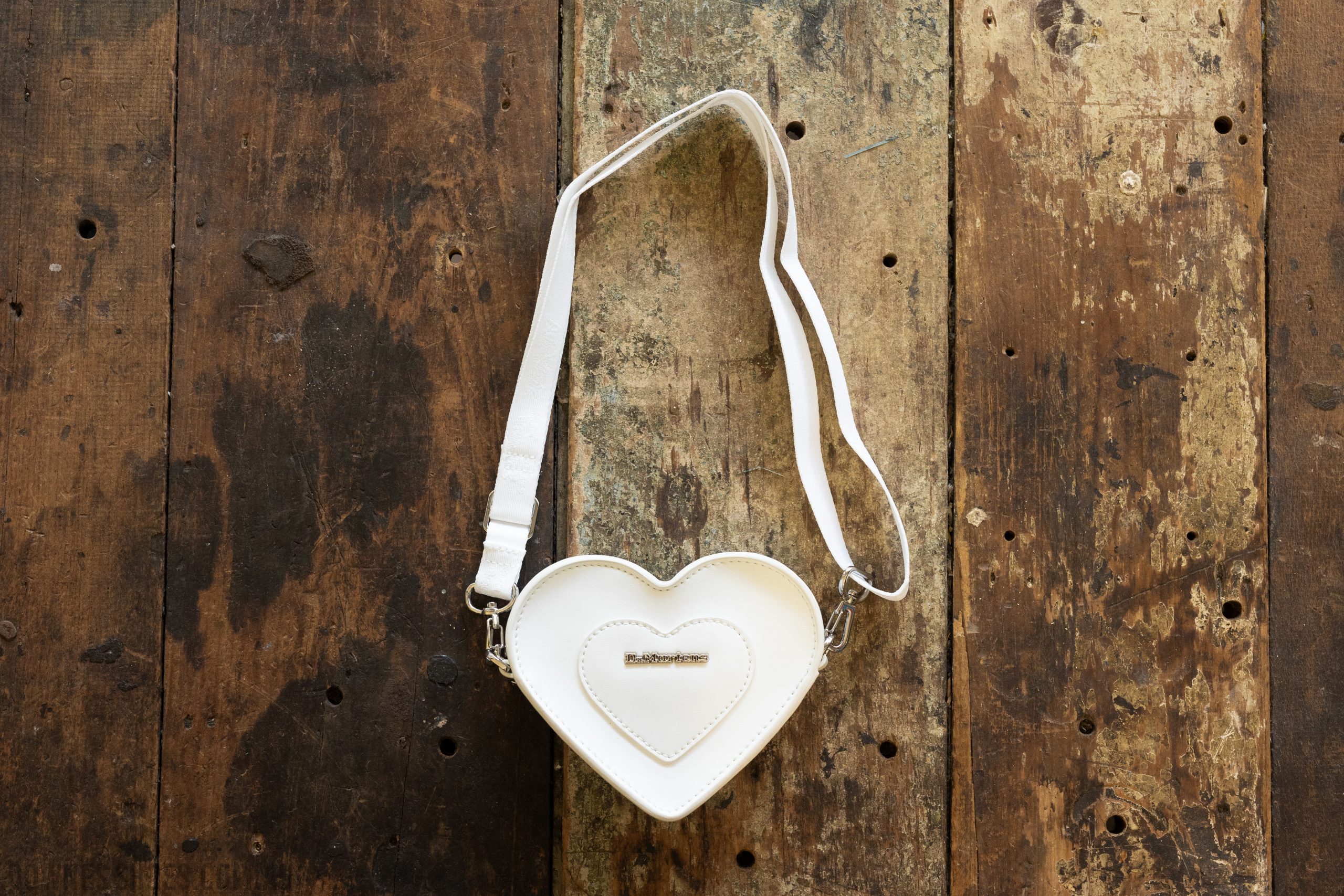 Mini Heart Bag White