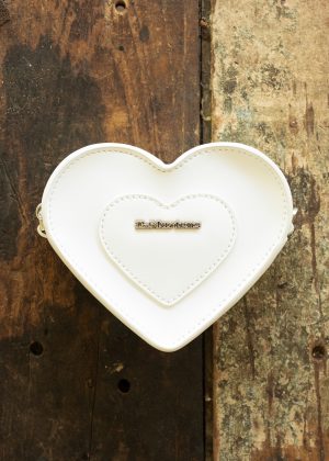 Mini Heart Bag White