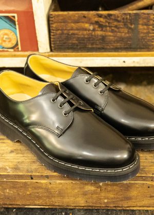 Solovair Gibson Shoe Black Hi-Shine