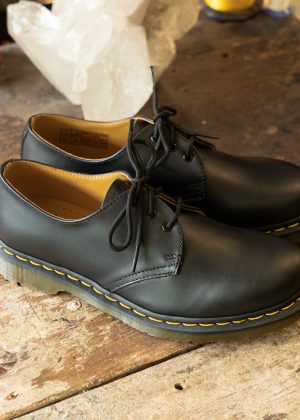 1461 Black Nappa 3 Eyelet Shoe