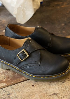 1461 Monk Black Tumble Made in England Shoe