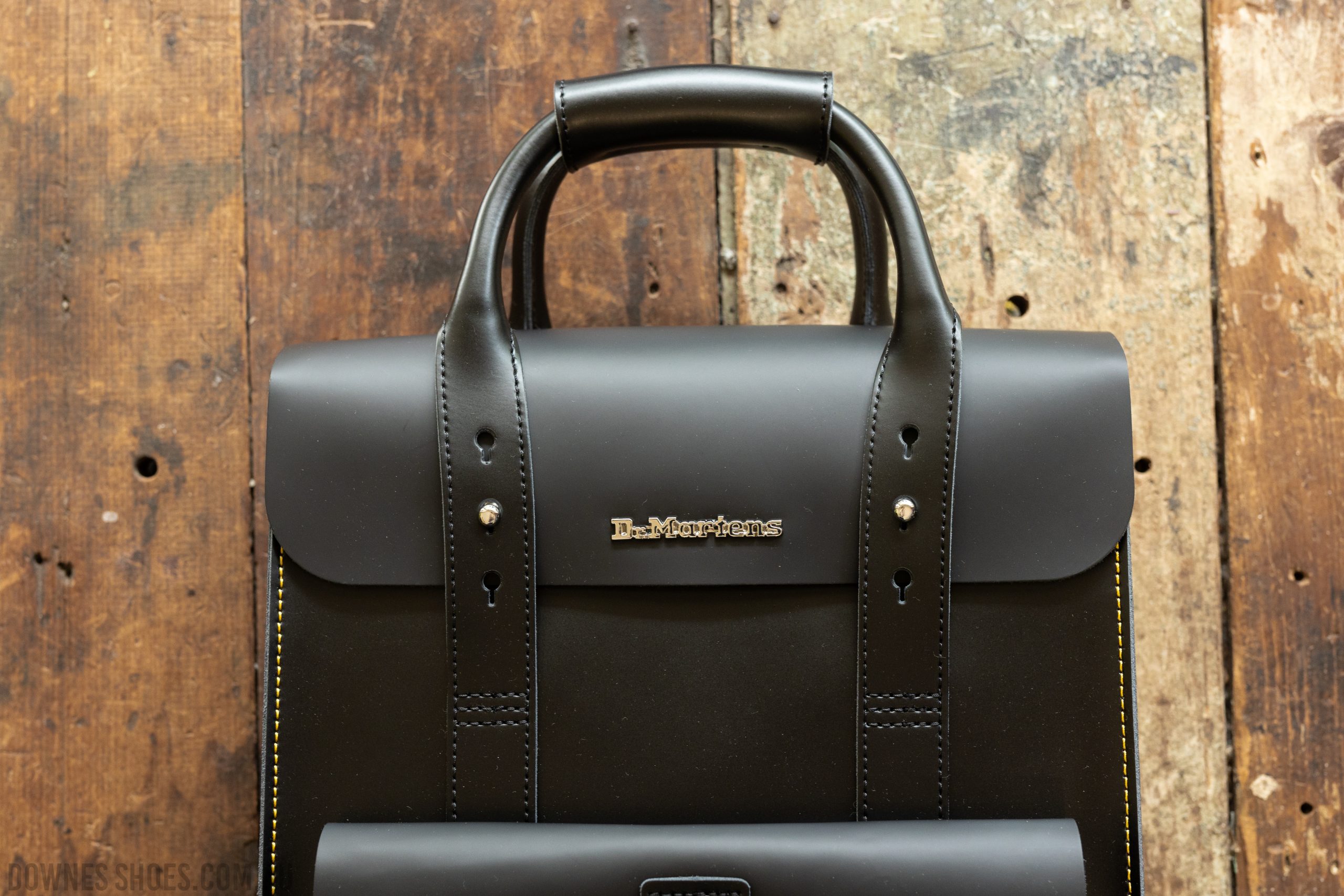 Black Smooth and Kiev Leather Backpack — Downes