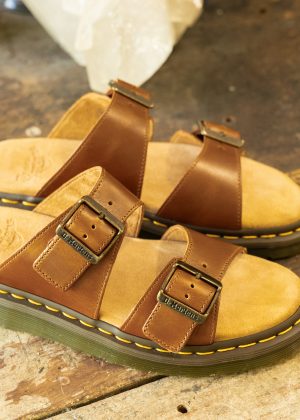Josef Oak Analine Buckle Sandal