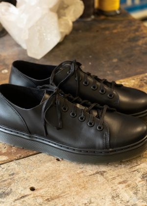 Dante Black Brando 6 Eye Shoe