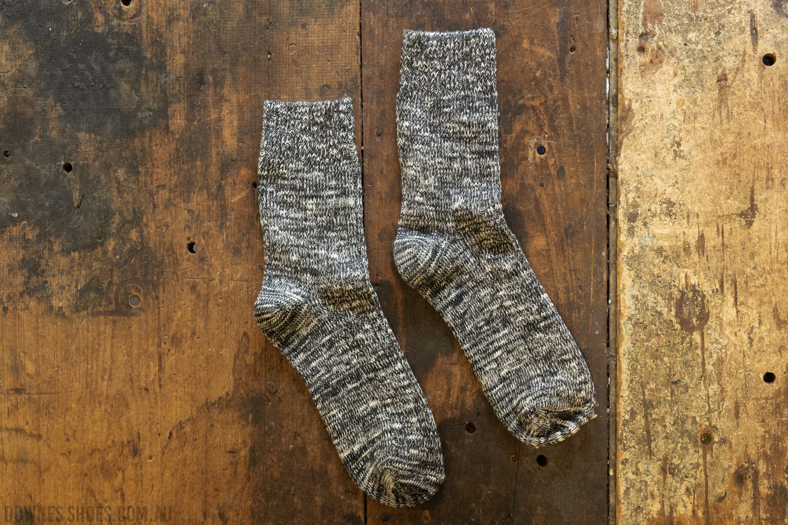 Solovair Cotton Fleck Socks Black