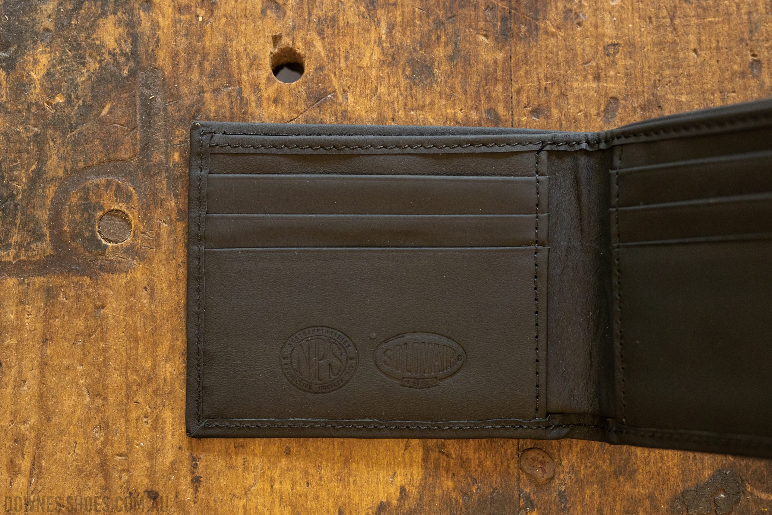 Solovair Wallet Black Greasy