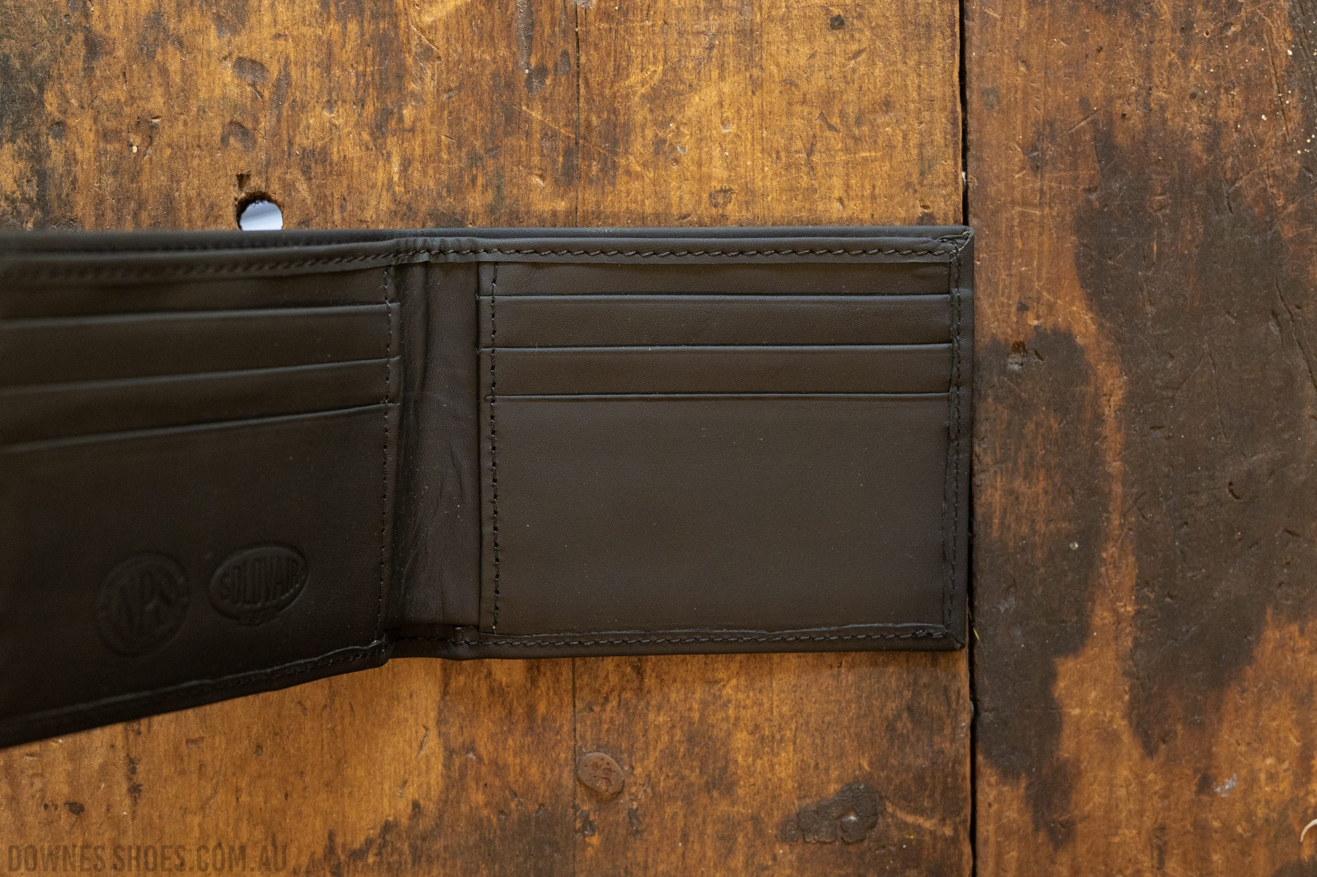 Solovair Wallet Black Greasy