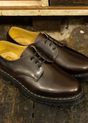 Solovair Gibson Shoe Burgundy Rub-Off