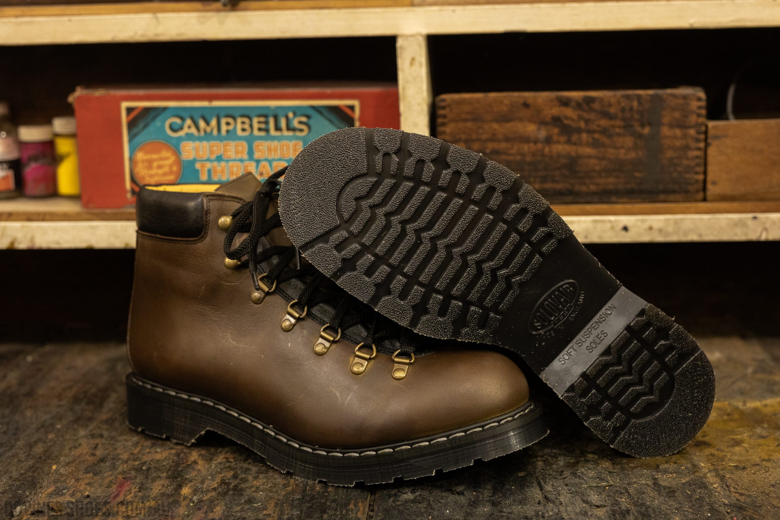 Solovair Hiker Boot Gaucho Crazy Horse