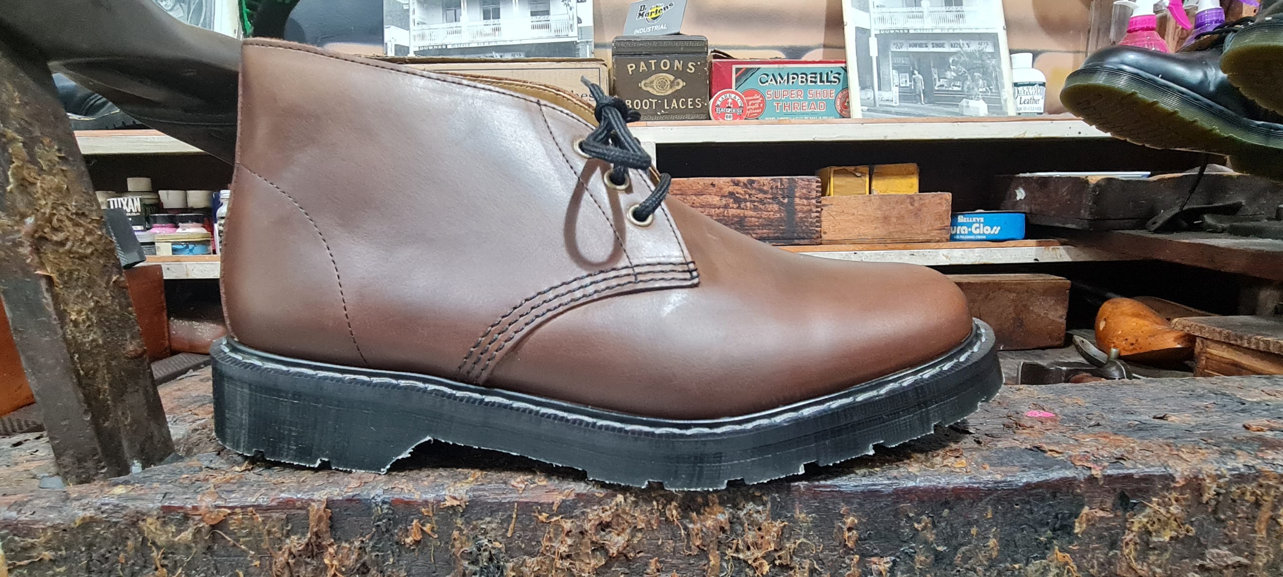 Solovair 3-Eye Chukka Boot Gaucho Crazy Horse