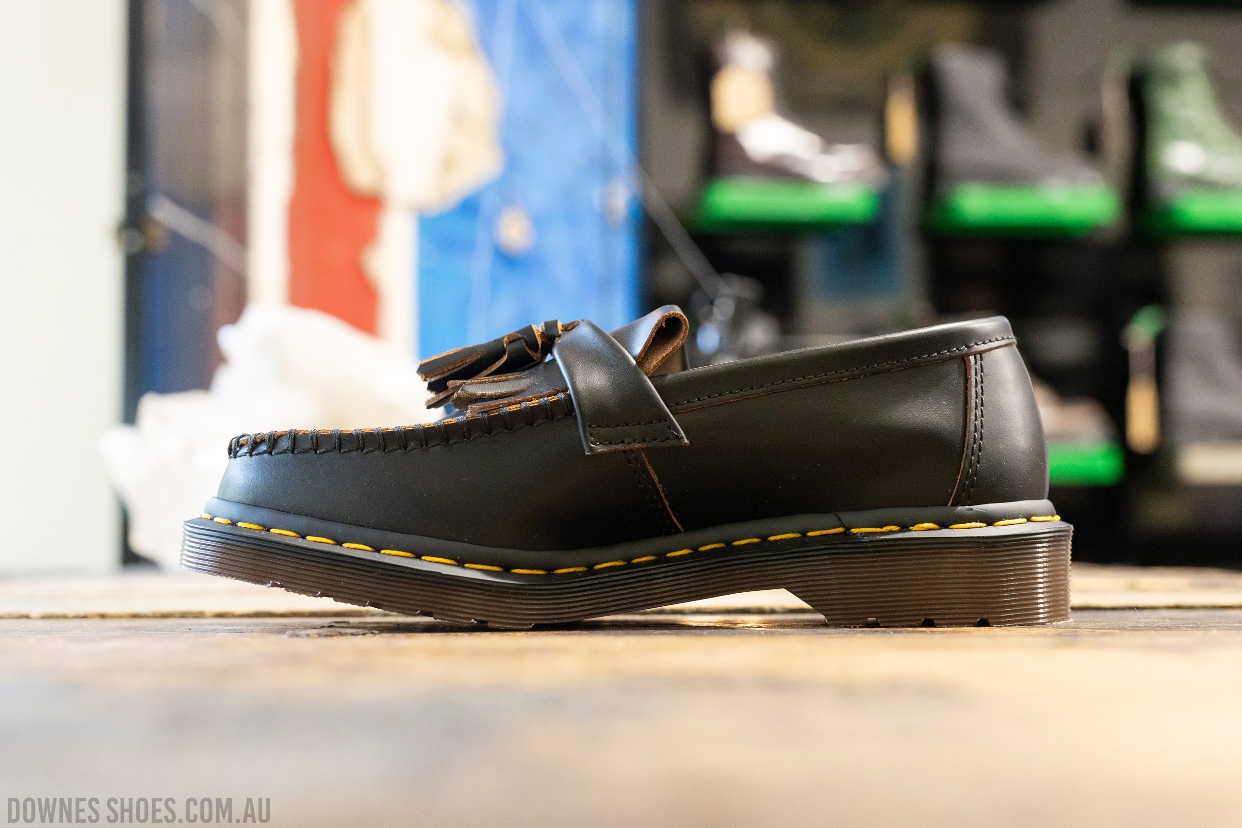Adrian Black Quilon Made in England Loafer