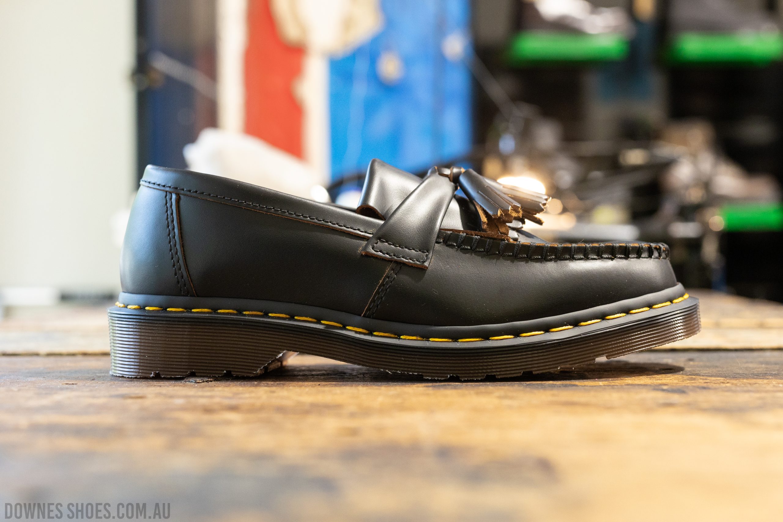 Adrian Black Quilon Made in England Loafer