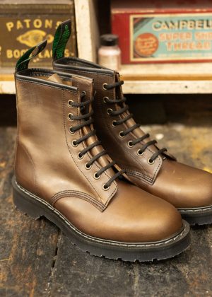 Solovair 8-Eye Derby Boot Gaucho Crazy Horse