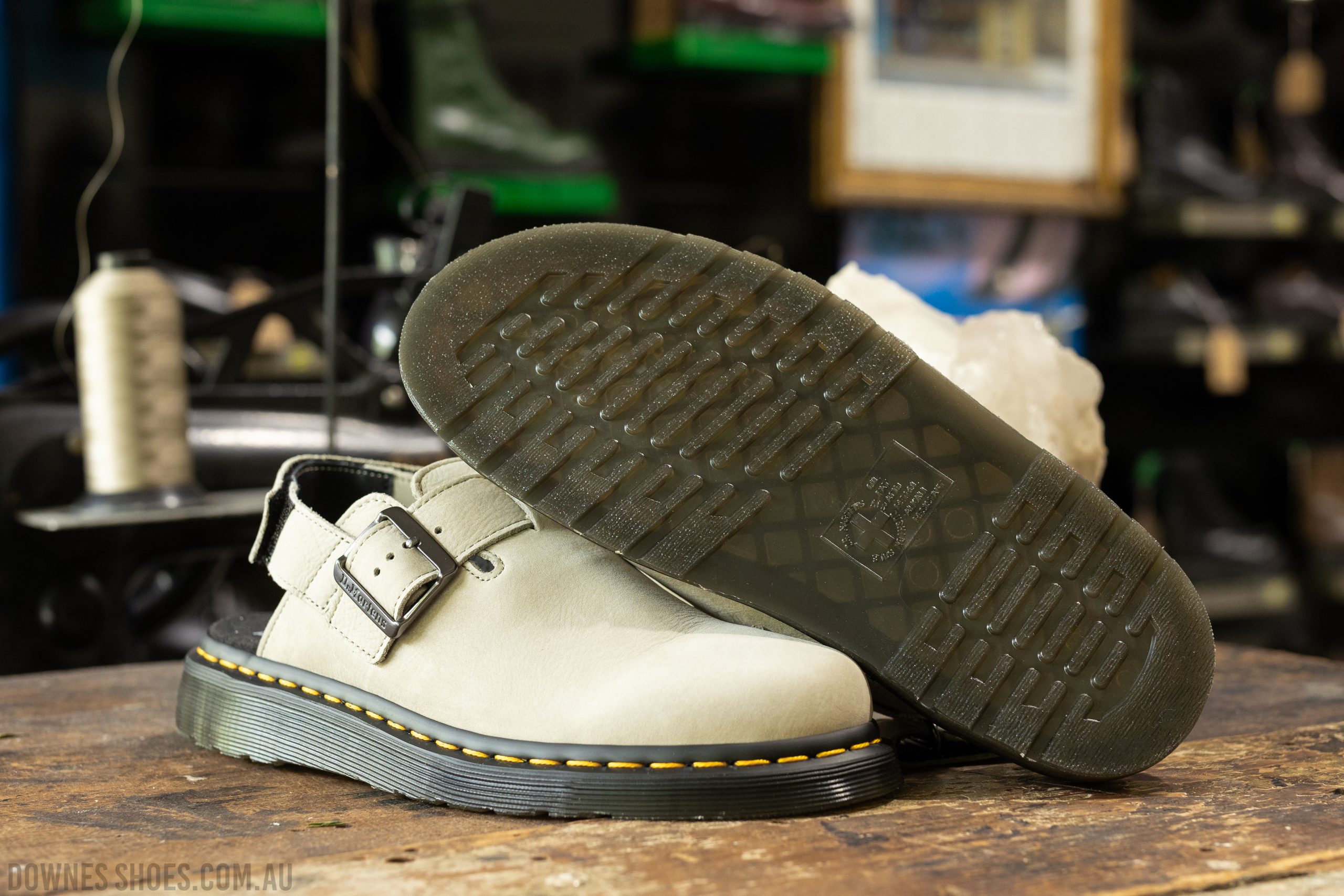 Jorge II Warm Stone Buttersoft Slingback Sandal — Downes