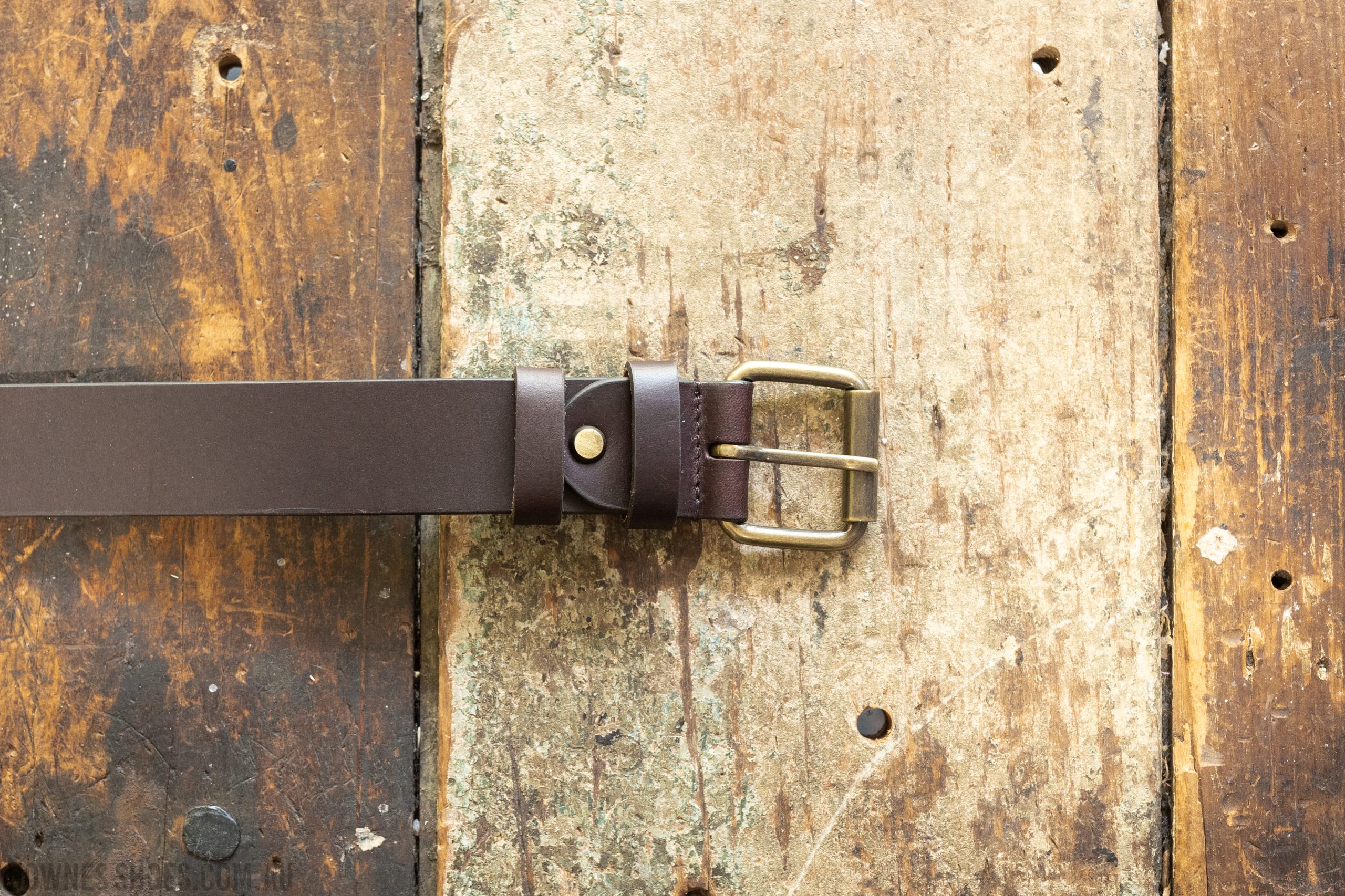 Solovair Belt Burgundy Rub-Off