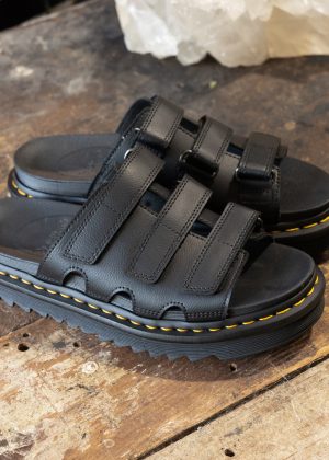 Raine Black Athena Velcro Slide