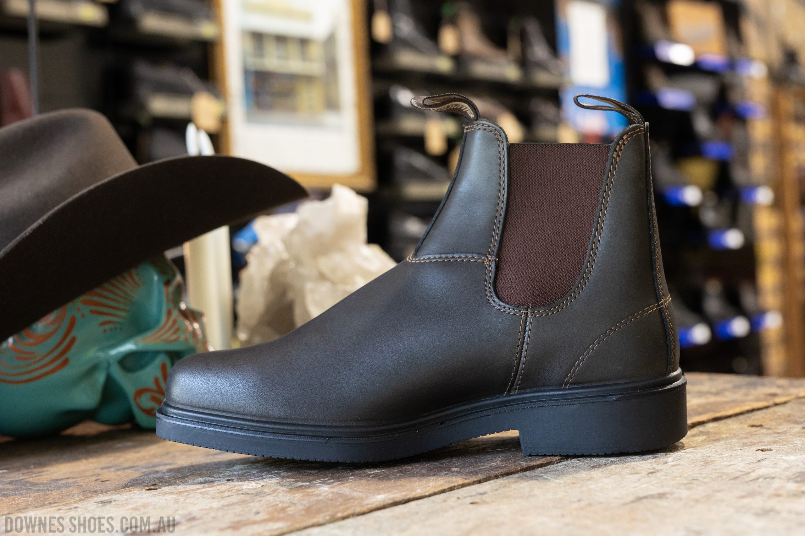 Blundstone Boots Blundstone Stout Brown Chisel Toe Blundstone 062