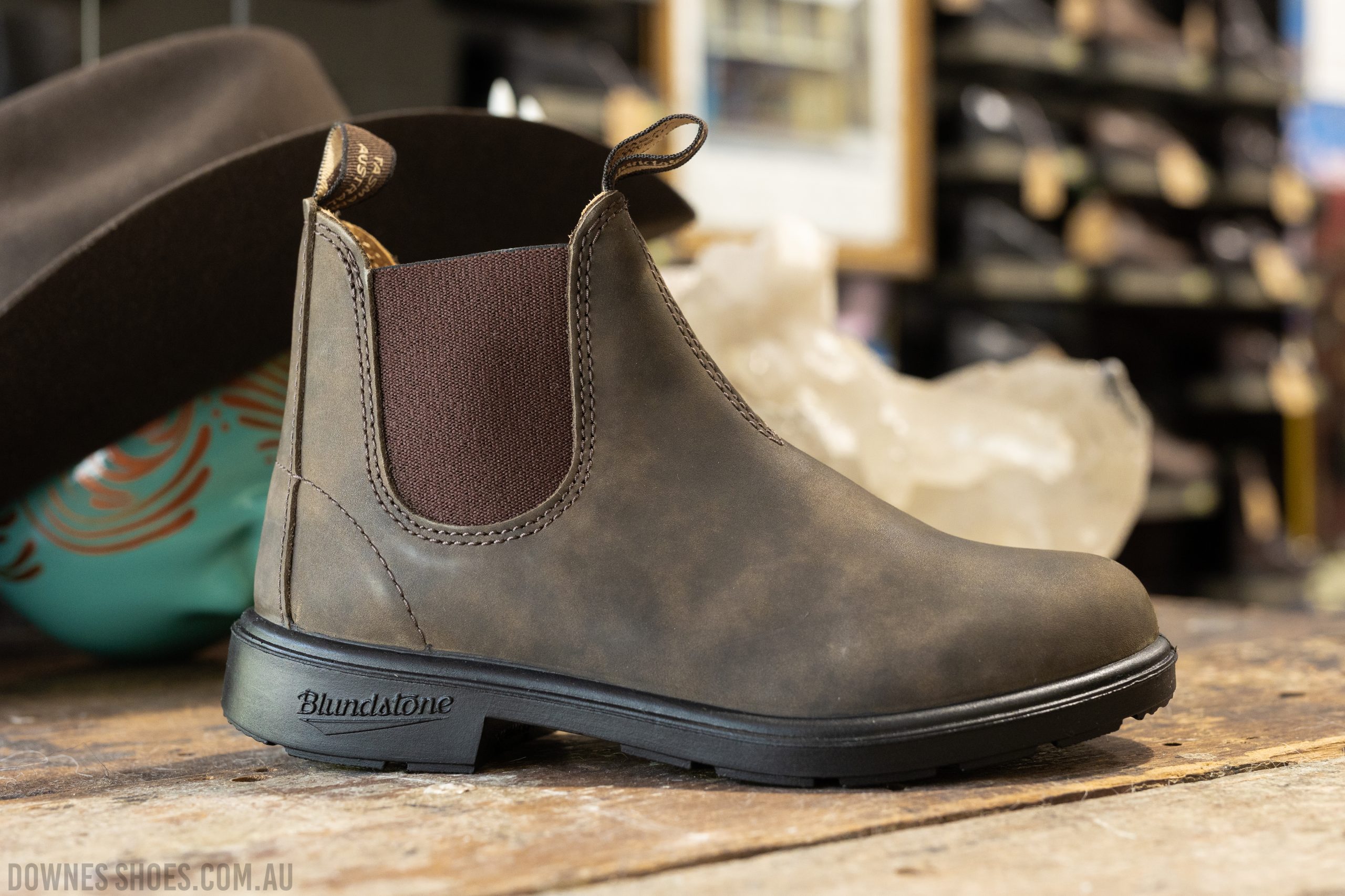 Rustic Brown Boys Blundstone Boots Kids Blundstone In Rustic Brown 565