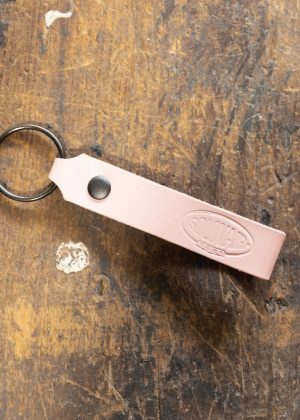 Solovair Leather Keyring Blush Pink