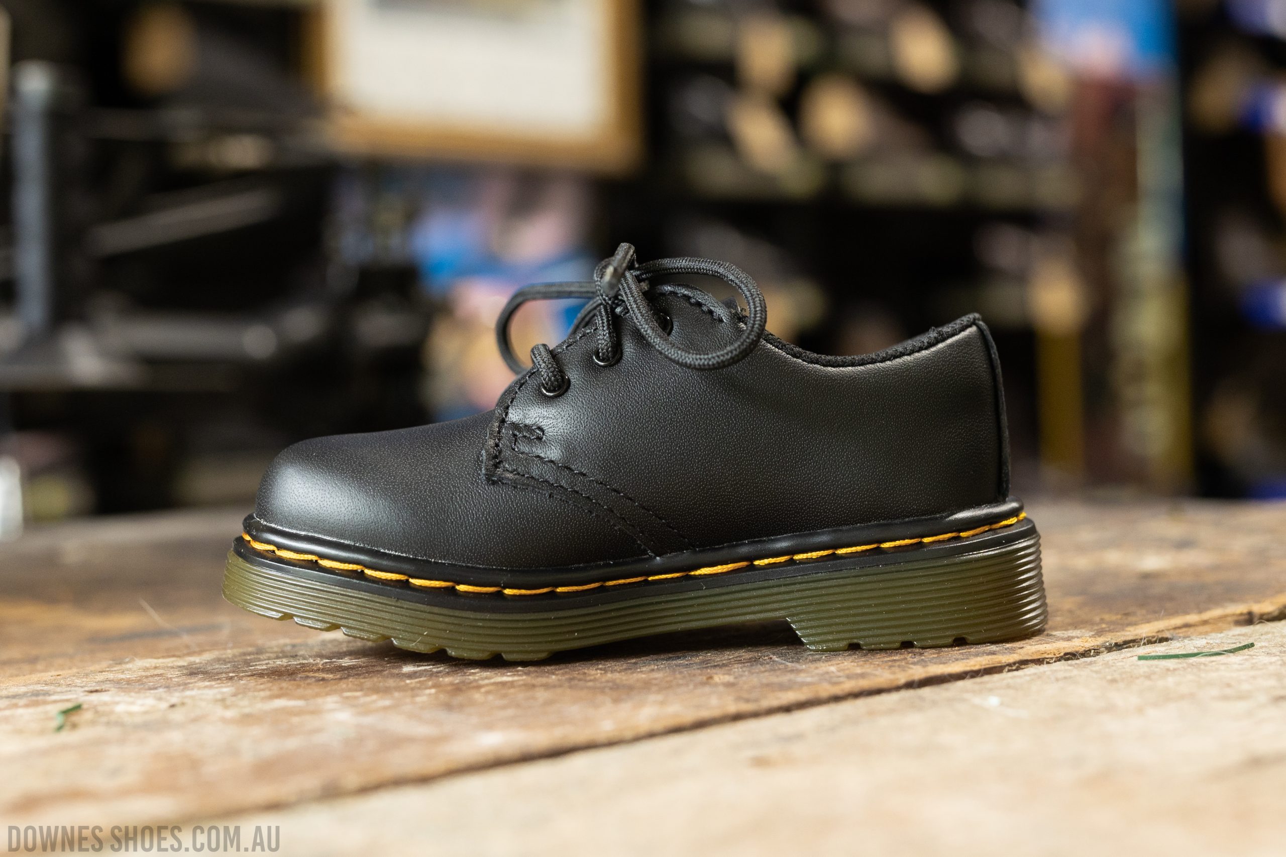 Toddler 1461 Black Softy T 3 Eye Shoe