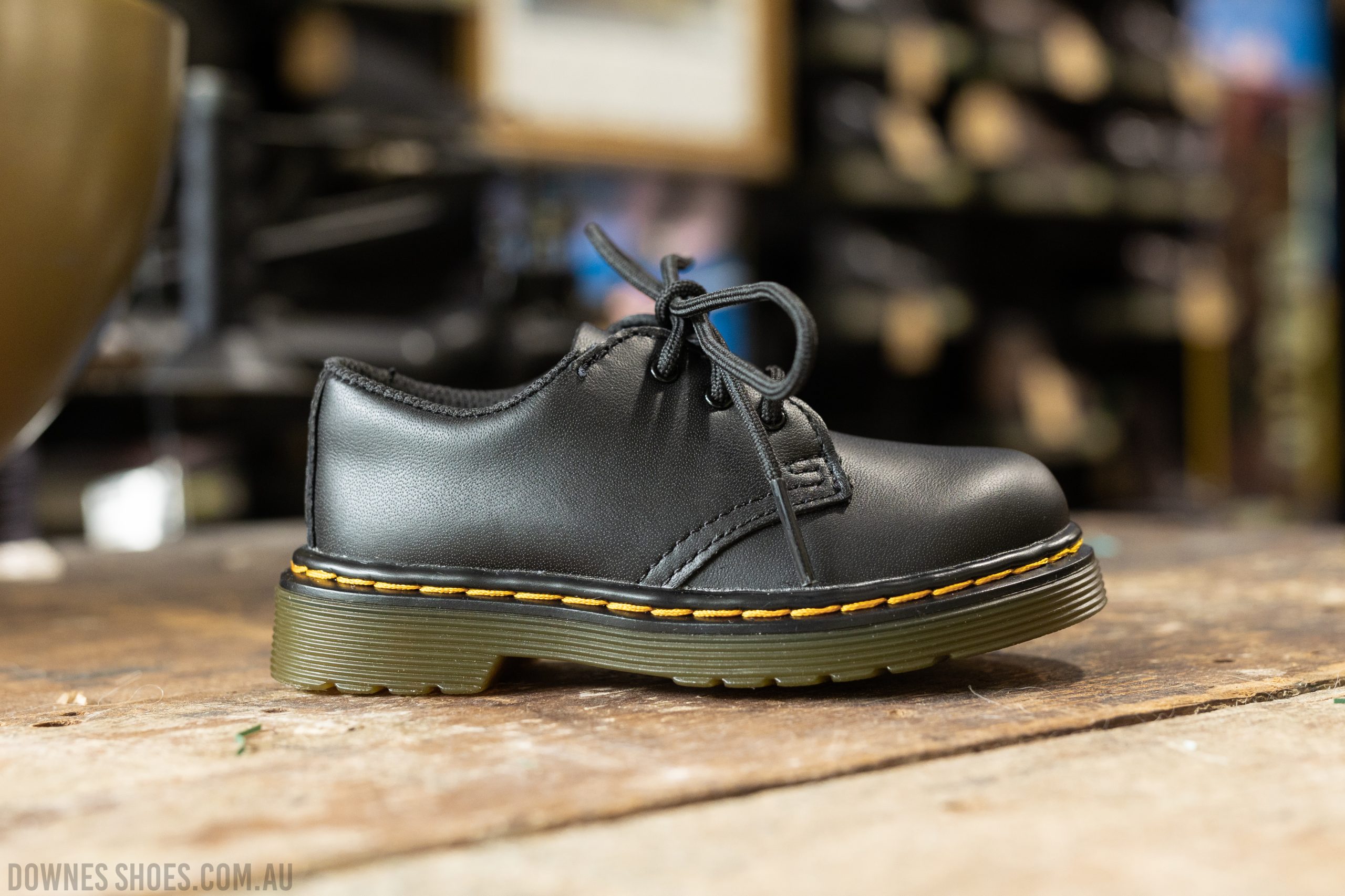 Toddler 1461 Black Softy T 3 Eye Shoe