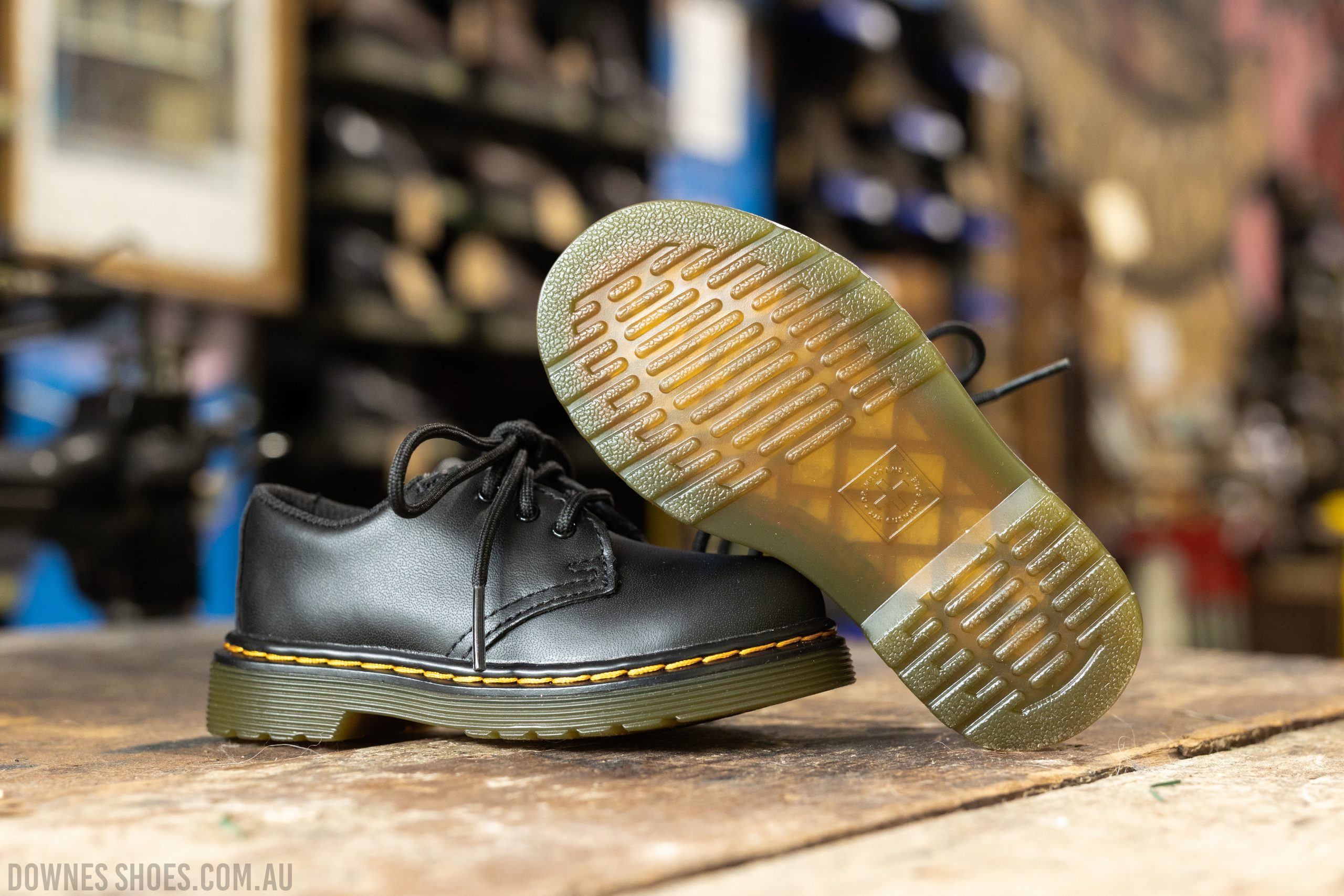 Toddler 1461 Black Softy T 3 Eye Shoe