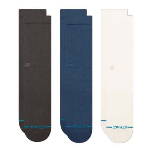 Stance Icon 3 Pack Crew Socks