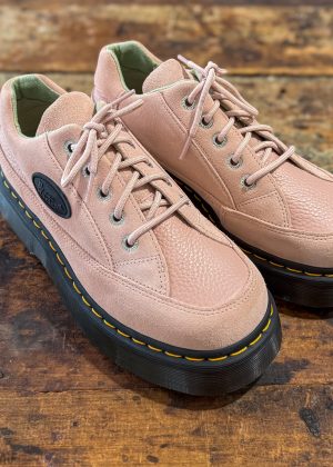 Buzz 5-Eye Powder Pink EH Suede Platform Shoes