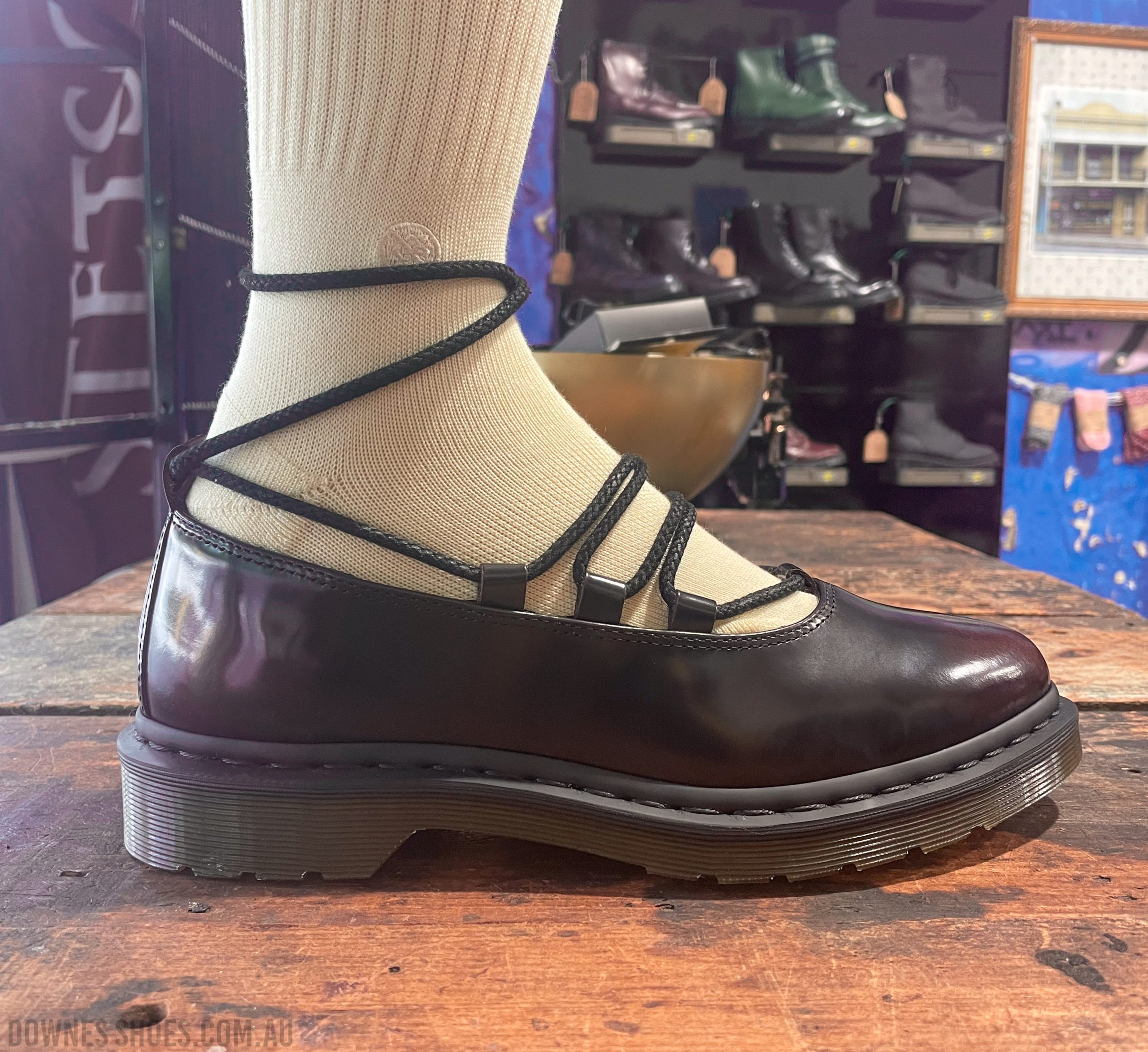 Elphie II Cherry Arcadia Lace Up Shoe