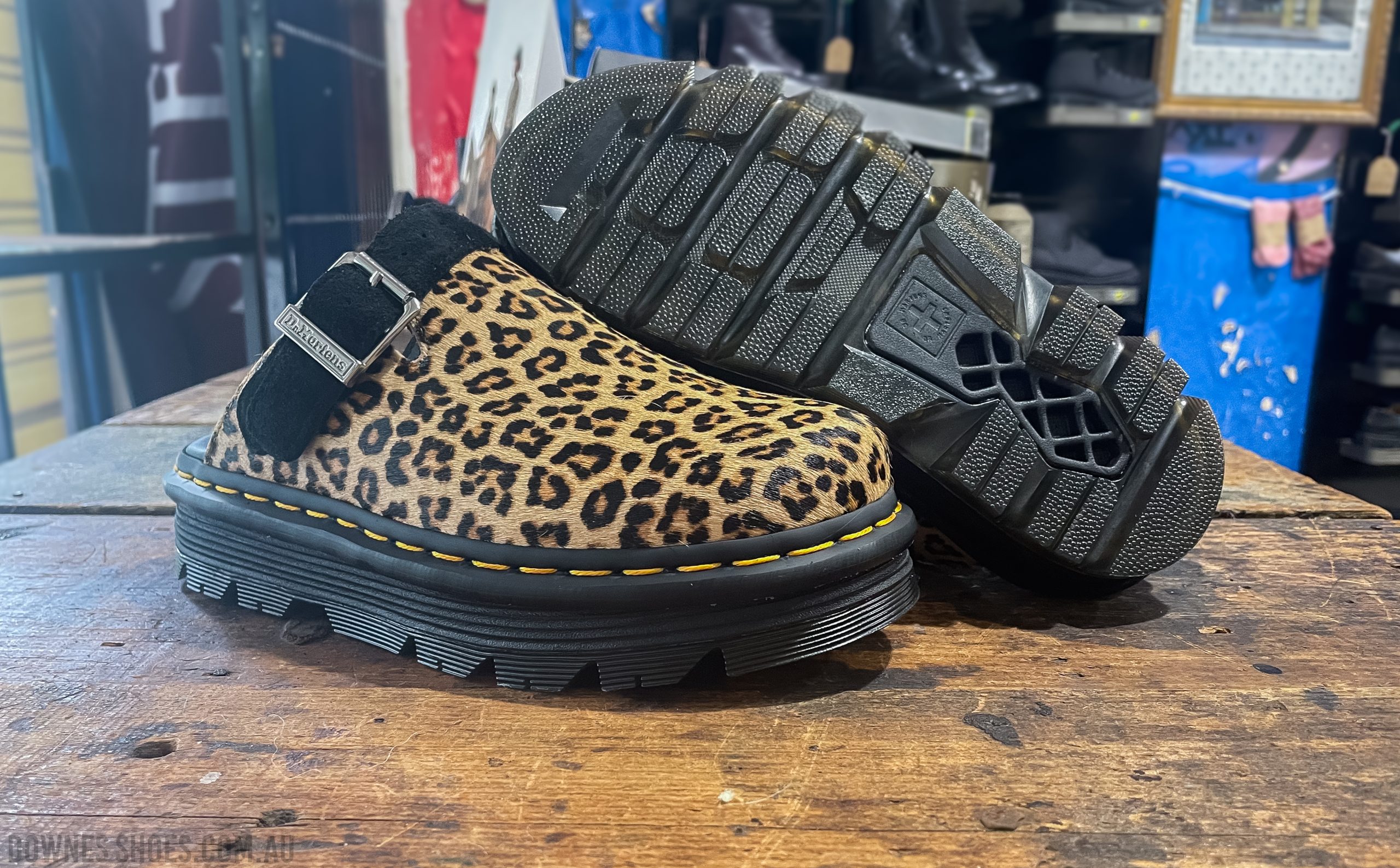 ZEBZAG MULE ヒョウ柄 UK5 ZEBZAG MULE ヒョウ柄 UK5 レオパード柄【Dr