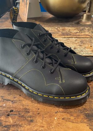 Church Monkey Boot Black Greasy