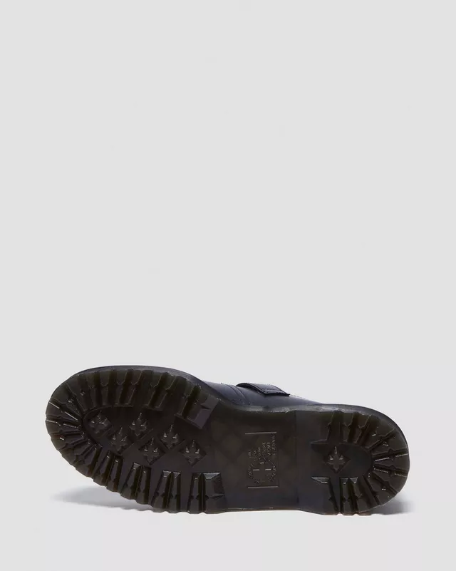 Polley Bex Black Smooth White Stitch Mary Jane