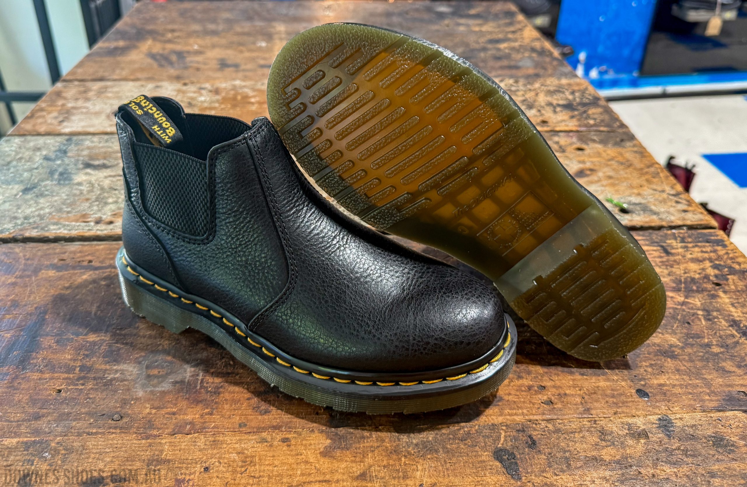 2976 Lo Rogue Black Crop Chelsea Boot