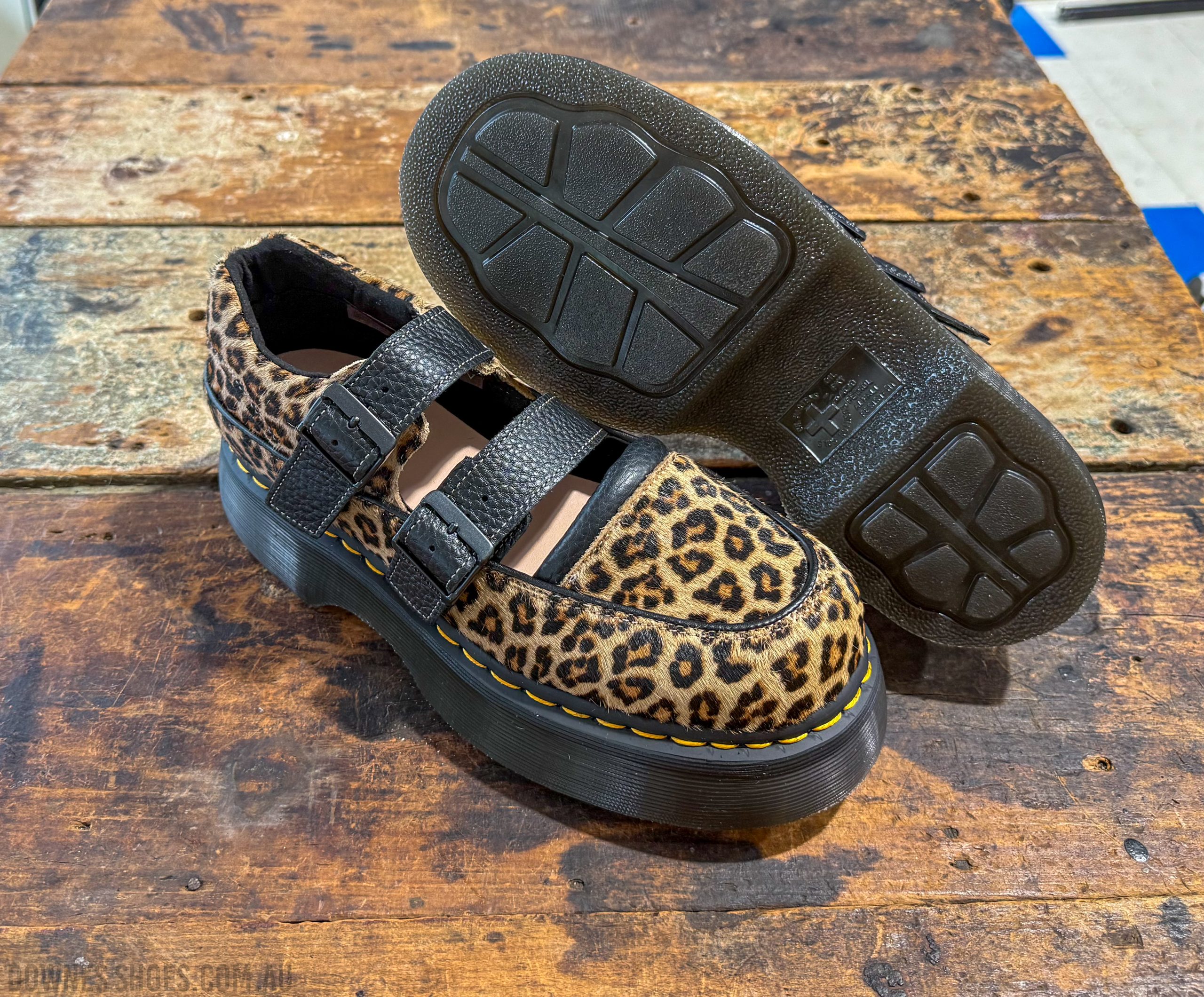 Buzz Leopard Mary Jane Shoes