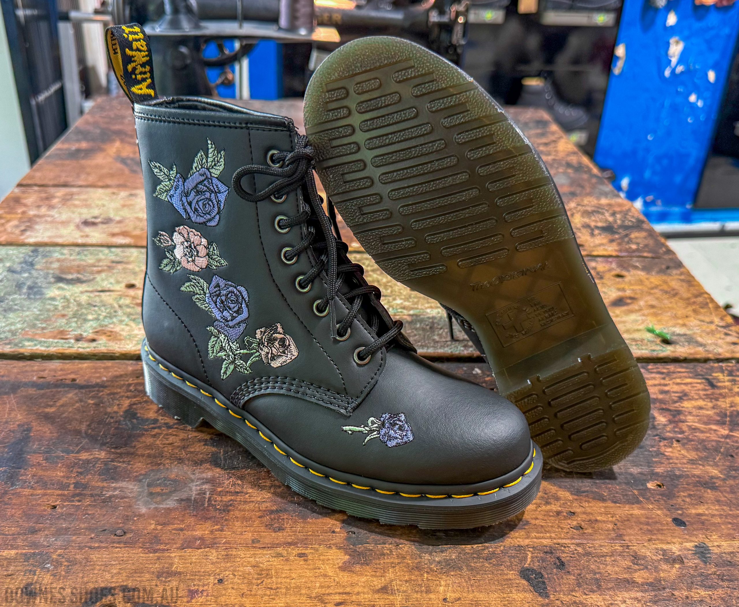 1460 Vonda Floral Reclaimed Leather Boots