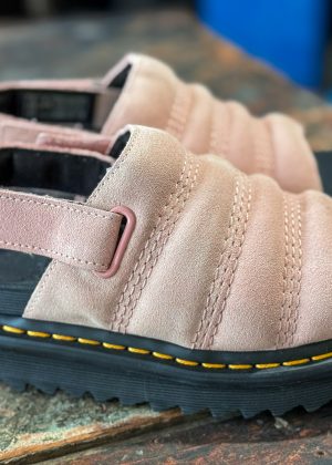 Kole Powder Pink Tumbled Nubuck Sandal