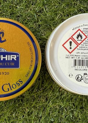 Saphir Amiral Gloss High Mirror Shine Wax Black Polish 50ml