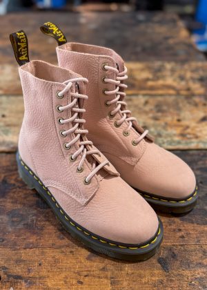 1460 Pascal Powder Pink Nubuck 8 Eye Boot