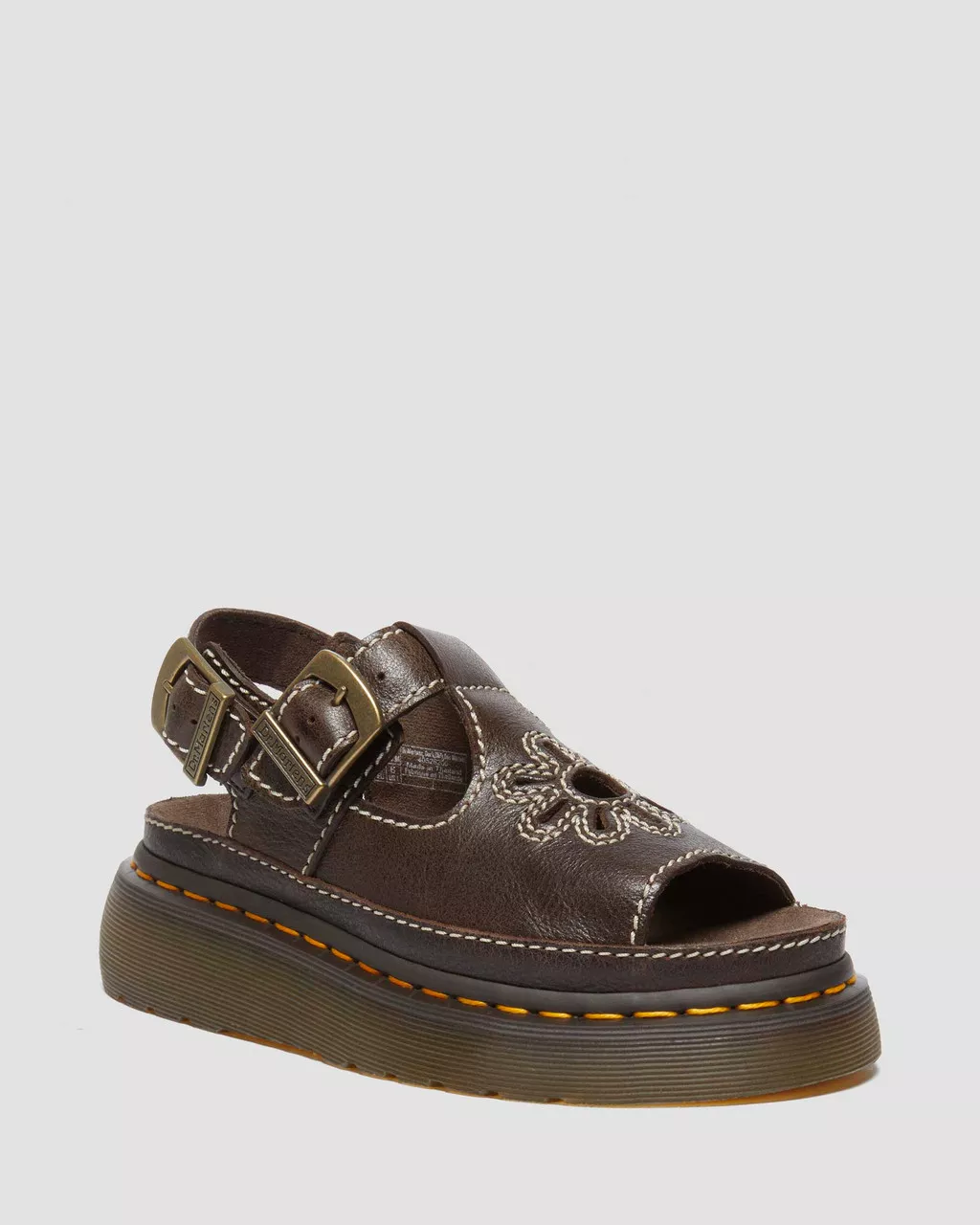 Dr Martens★DUNNET FLOWER サンダル★KELP BROWN Dunnet Flower Kelp Brown Rogue Sandal — Downes