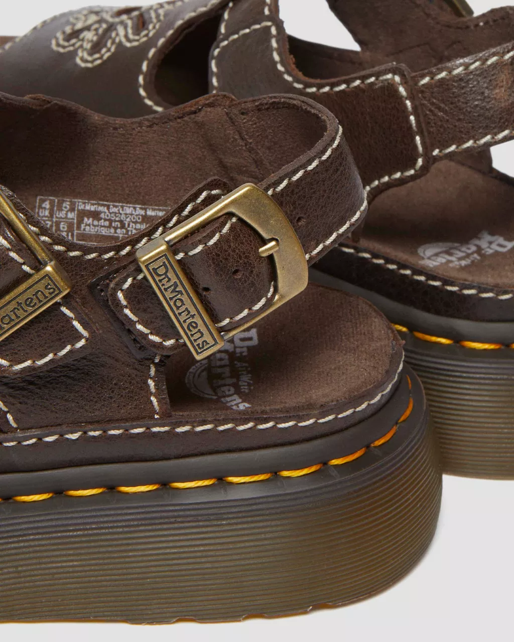 Dr Martens★DUNNET FLOWER サンダル★KELP BROWN Dunnet Flower Kelp Brown Rogue Sandal — Downes