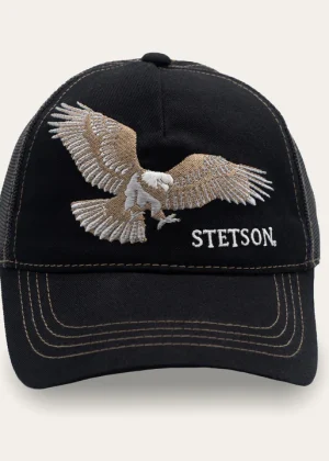Stetson Eagle Trucker Black