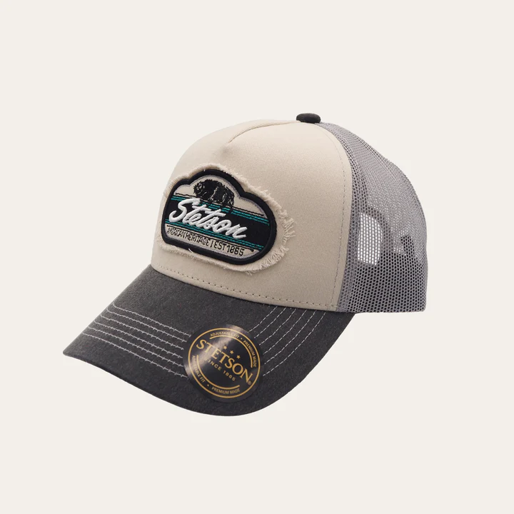 Stetson Trucker Bison Grey