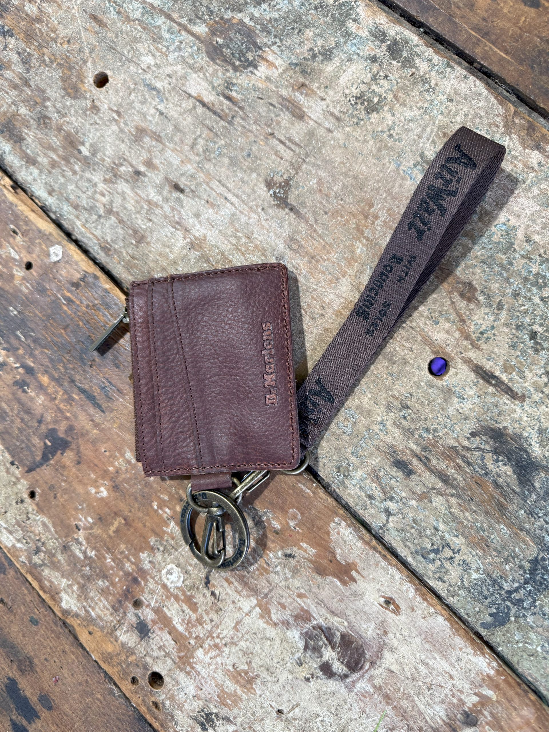 Dr. Martens ブラウンレザー カードホルダー Dr Martens Card Holder — Downes